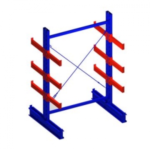 雙面懸臂主架，1500*1600*2500，400kg/層，4層，懸臂長(zhǎng)700mm，含底座